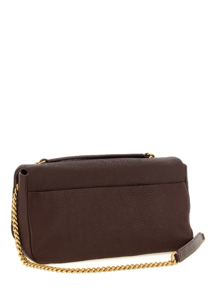 Brown Lamb Leather Shoulder Bag alternative