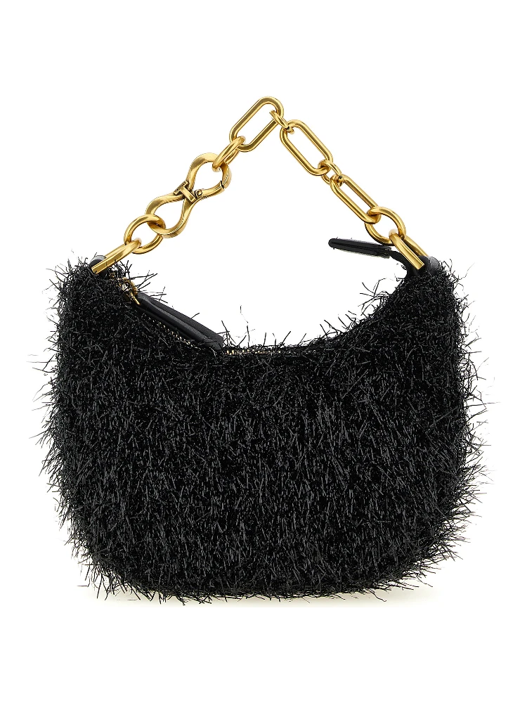 Black Polyester Handbag