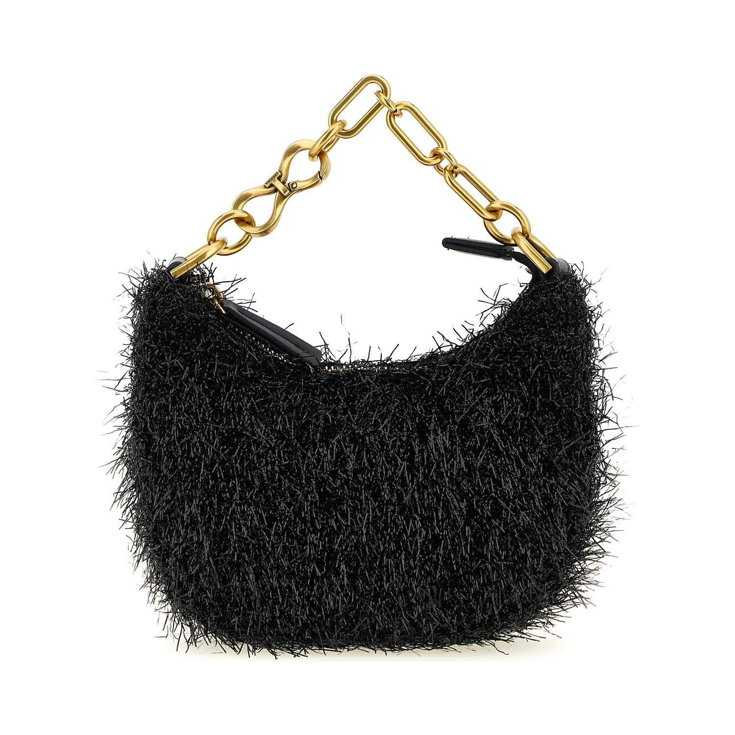 Black Polyester Handbag