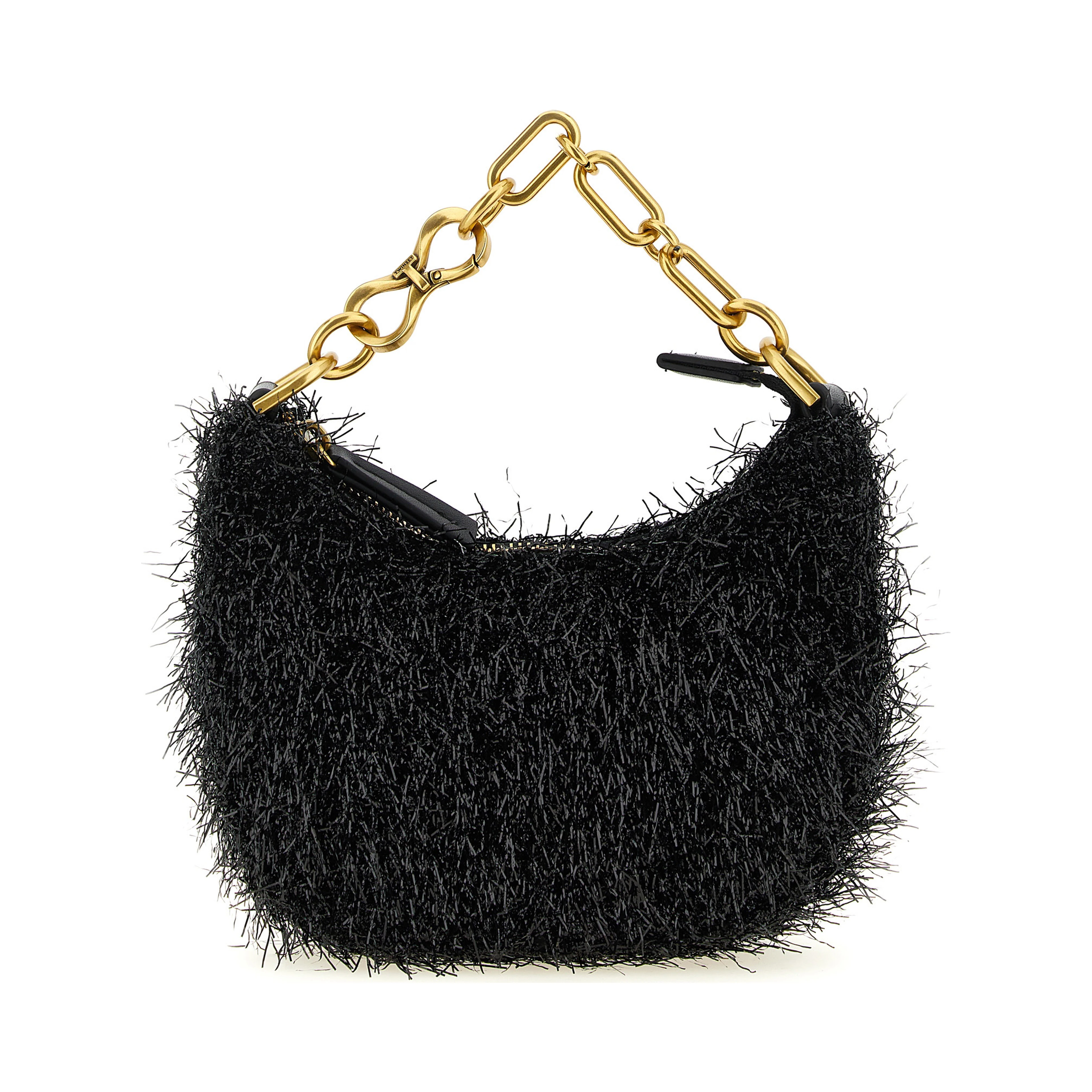 Black Polyester Handbag