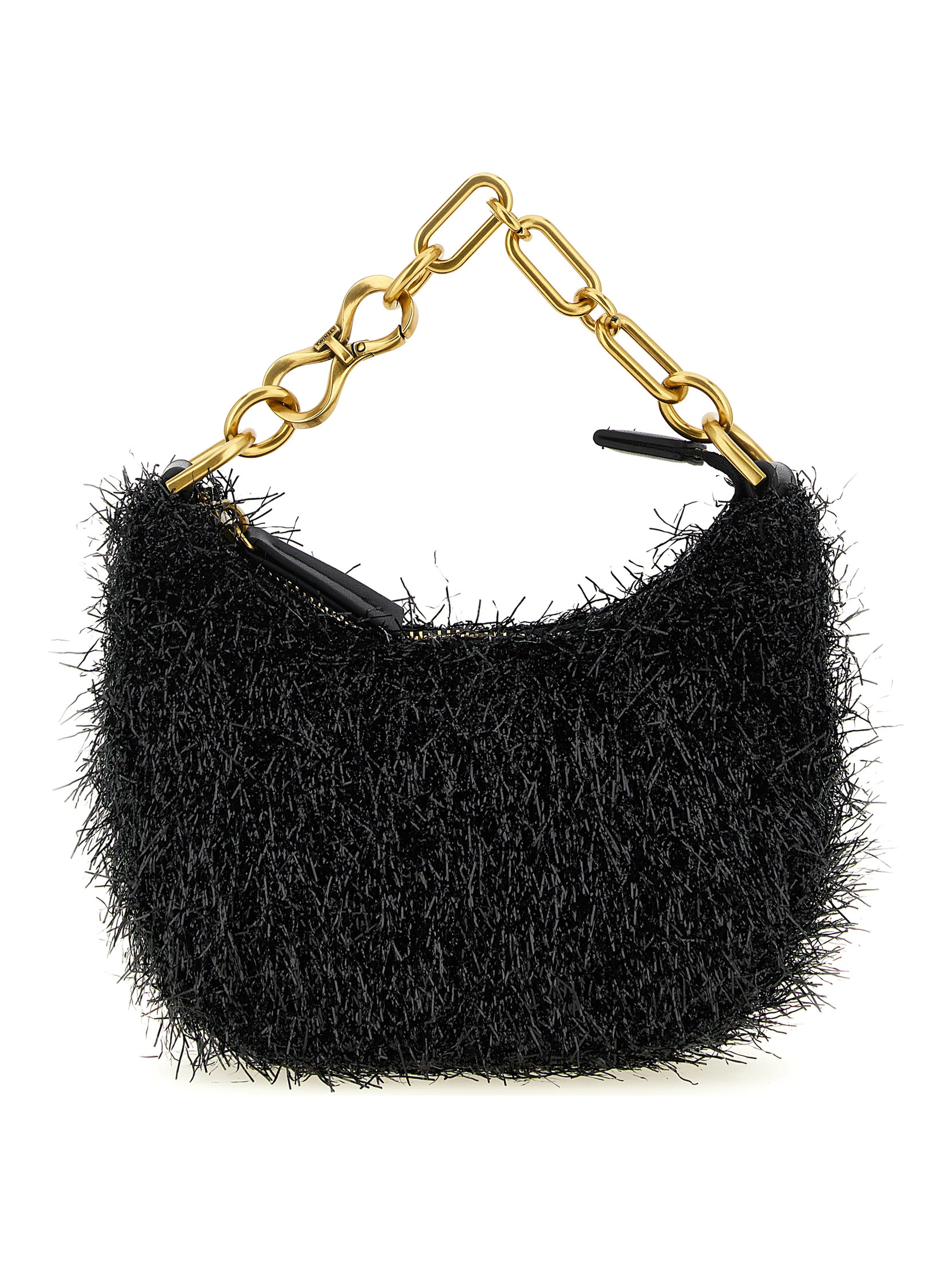 Black Polyester Handbag