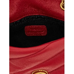 Multicolor Lamb Leather Crossbody Bag