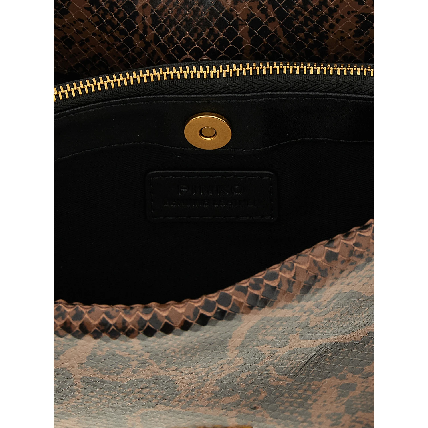 Brown Calfskin Crossbody Bag