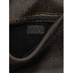 Brown Lamb Leather Shoulder Bag