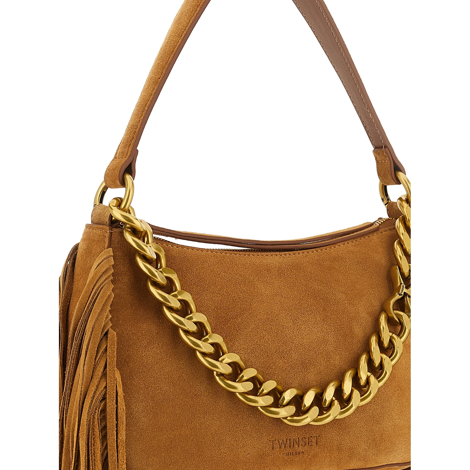 Brown Leather Shoulder Bag
