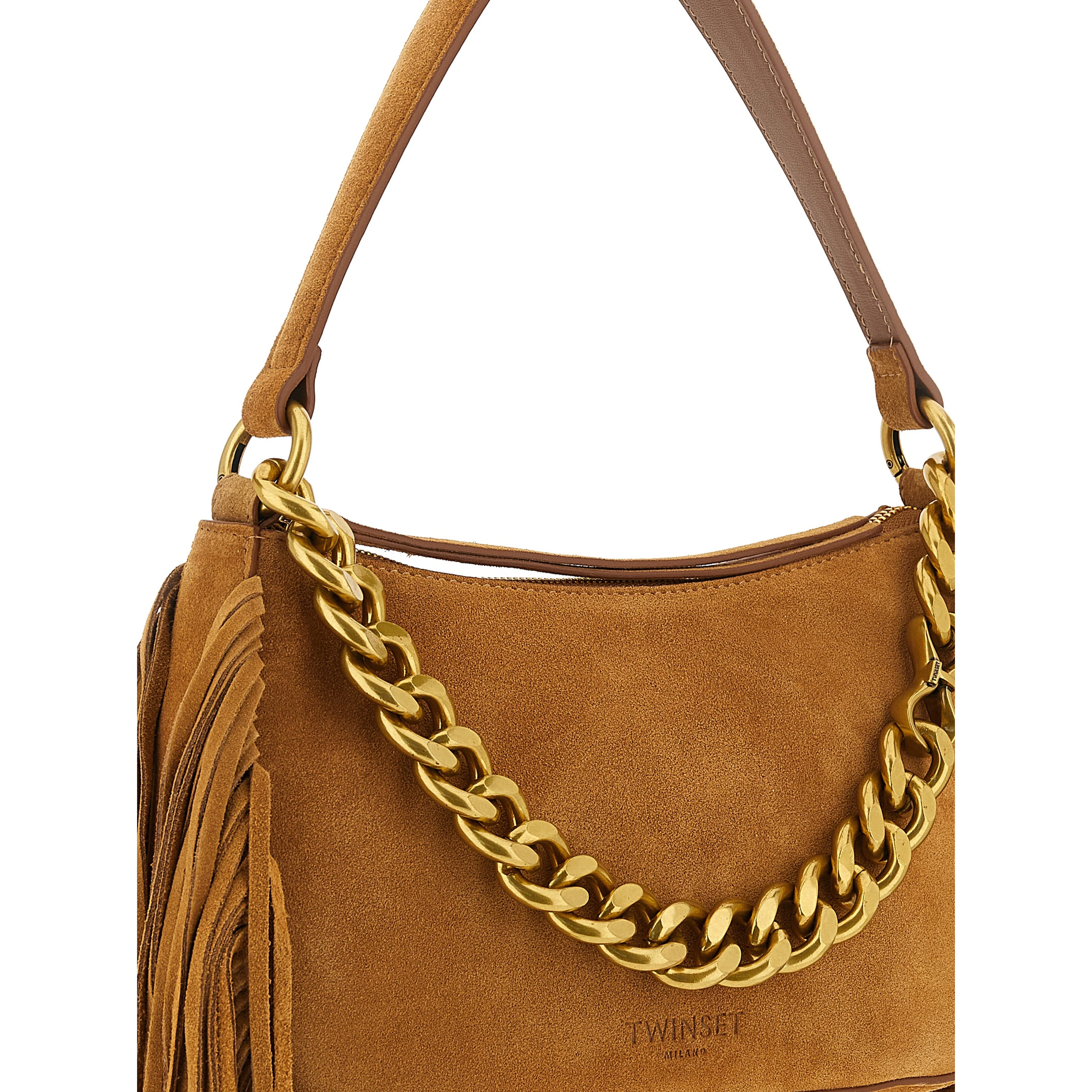 Brown Leather Shoulder Bag