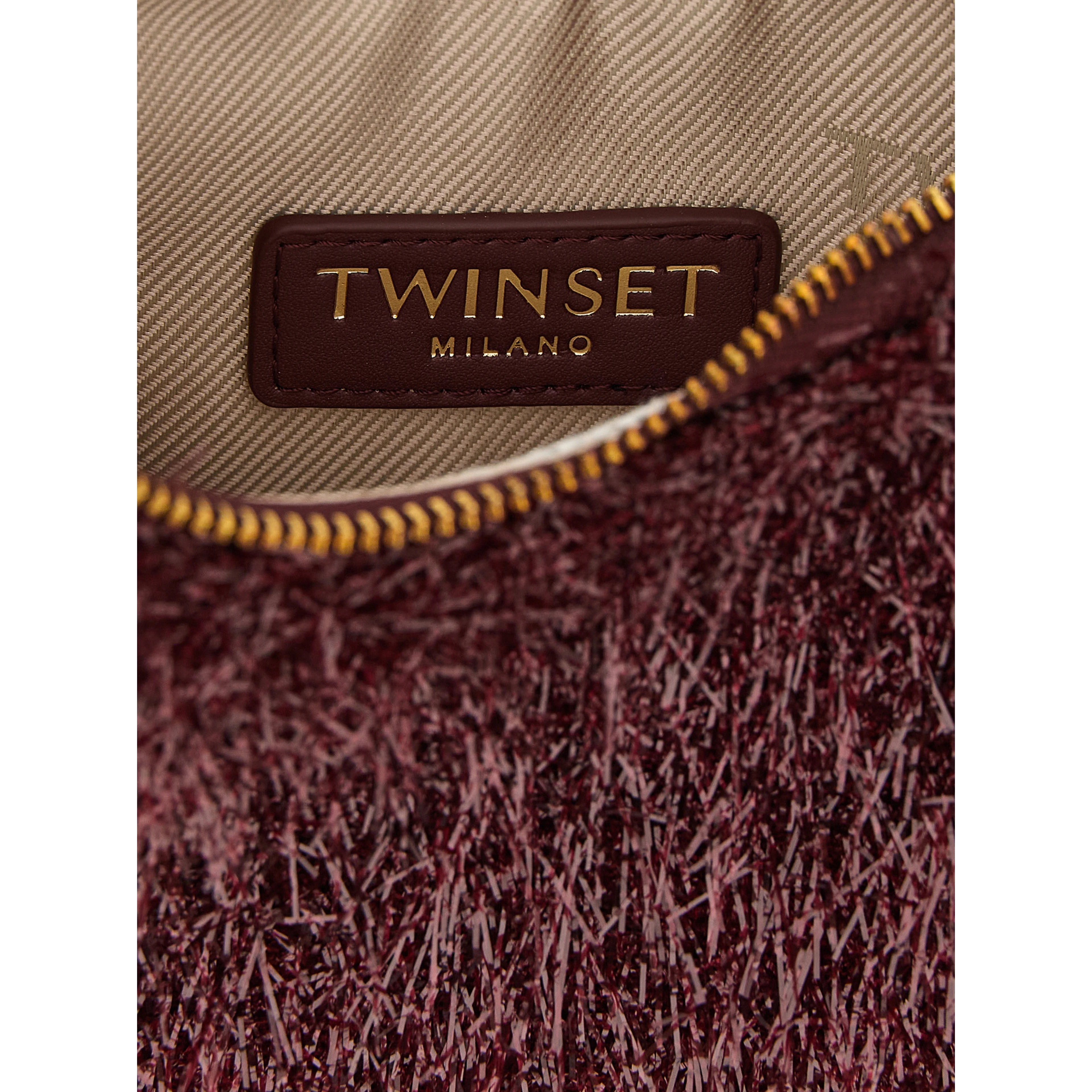 Bordeaux Polyester Handbag