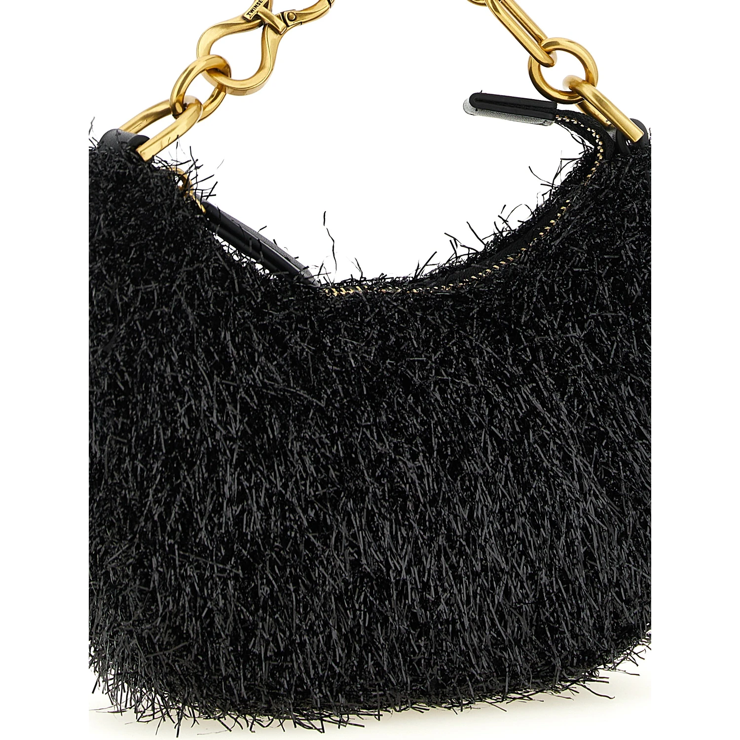 Black Polyester Handbag