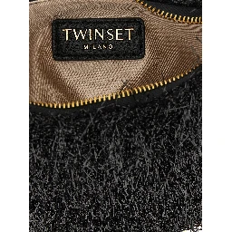 Black Polyester Handbag