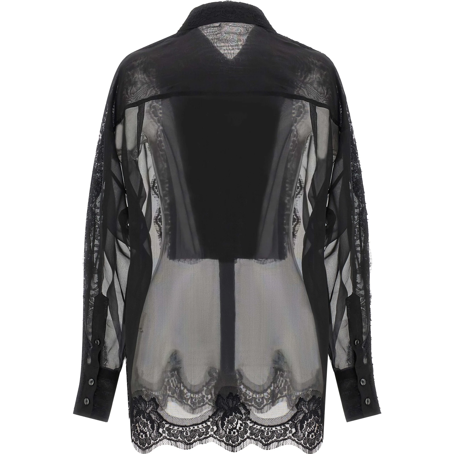Black Silk Blouse