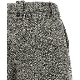 Gray Virgin Wool Bermuda Shorts