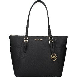 Black Leather Shoulder Bag