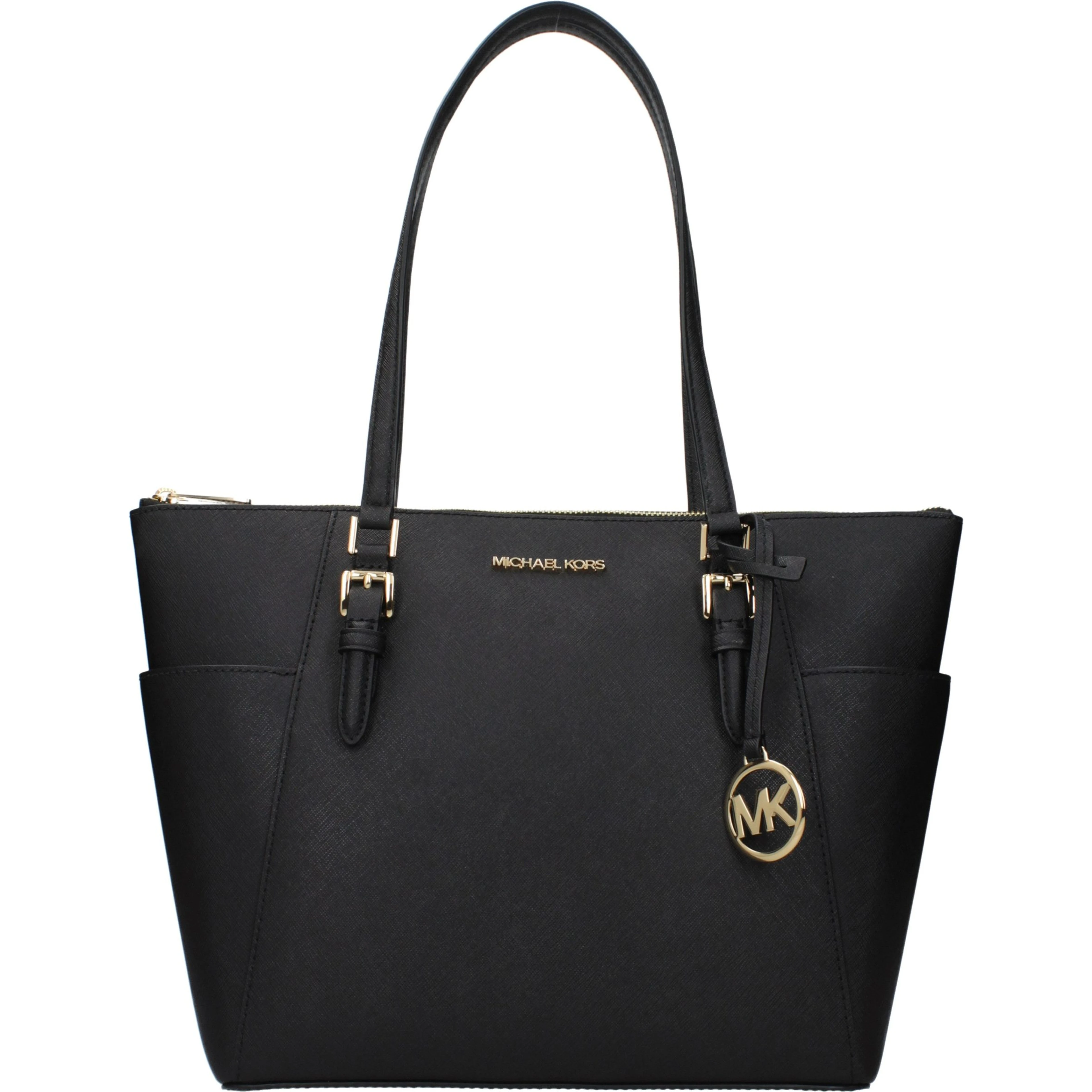 Black Leather Shoulder Bag