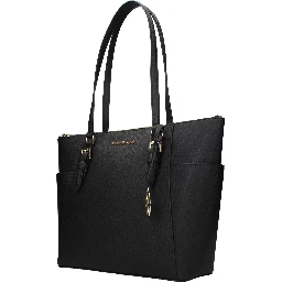 Black Leather Shoulder Bag