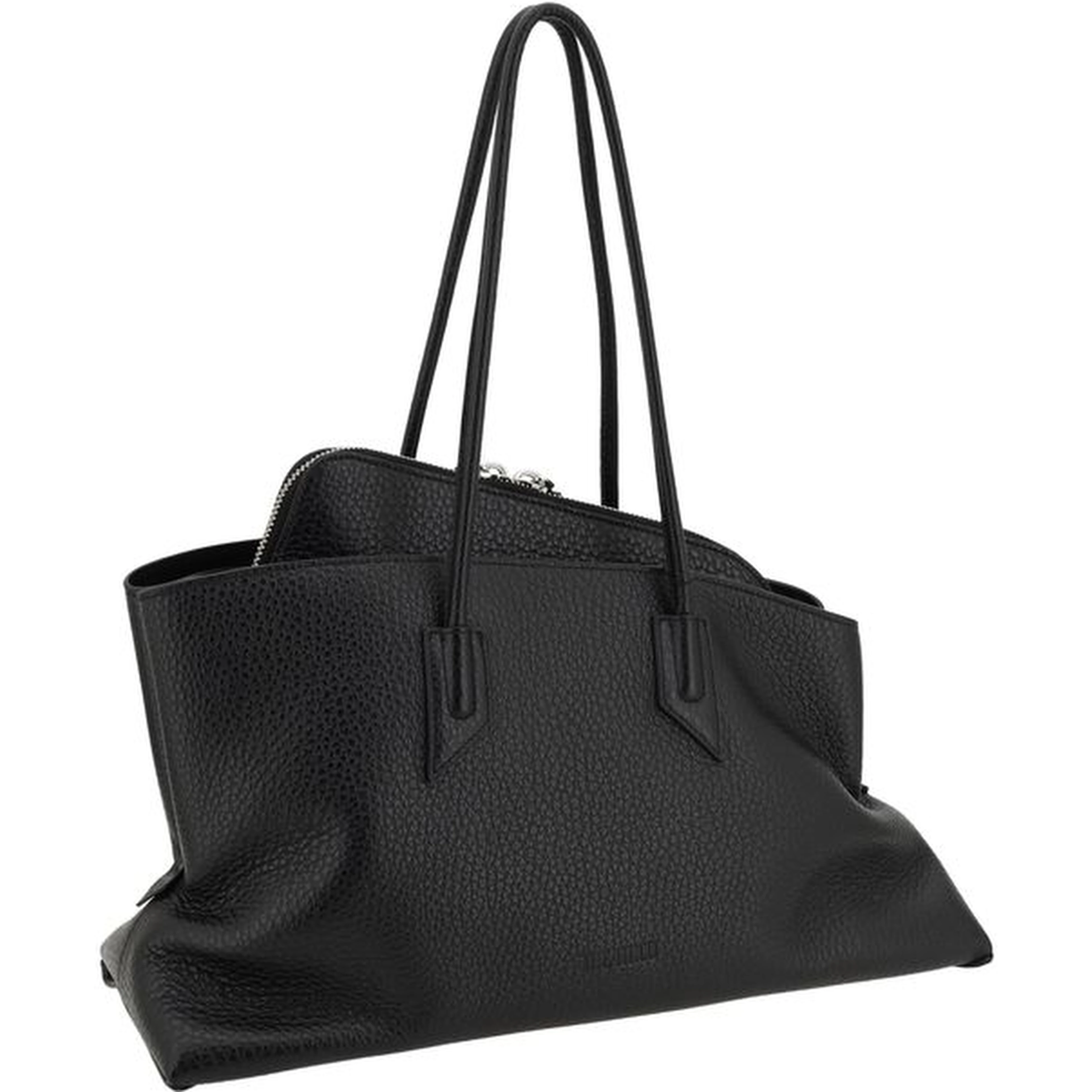 Black Calf Leather Bos Taurus Shoulder Bag