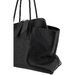 Black Calf Leather Bos Taurus Shoulder Bag