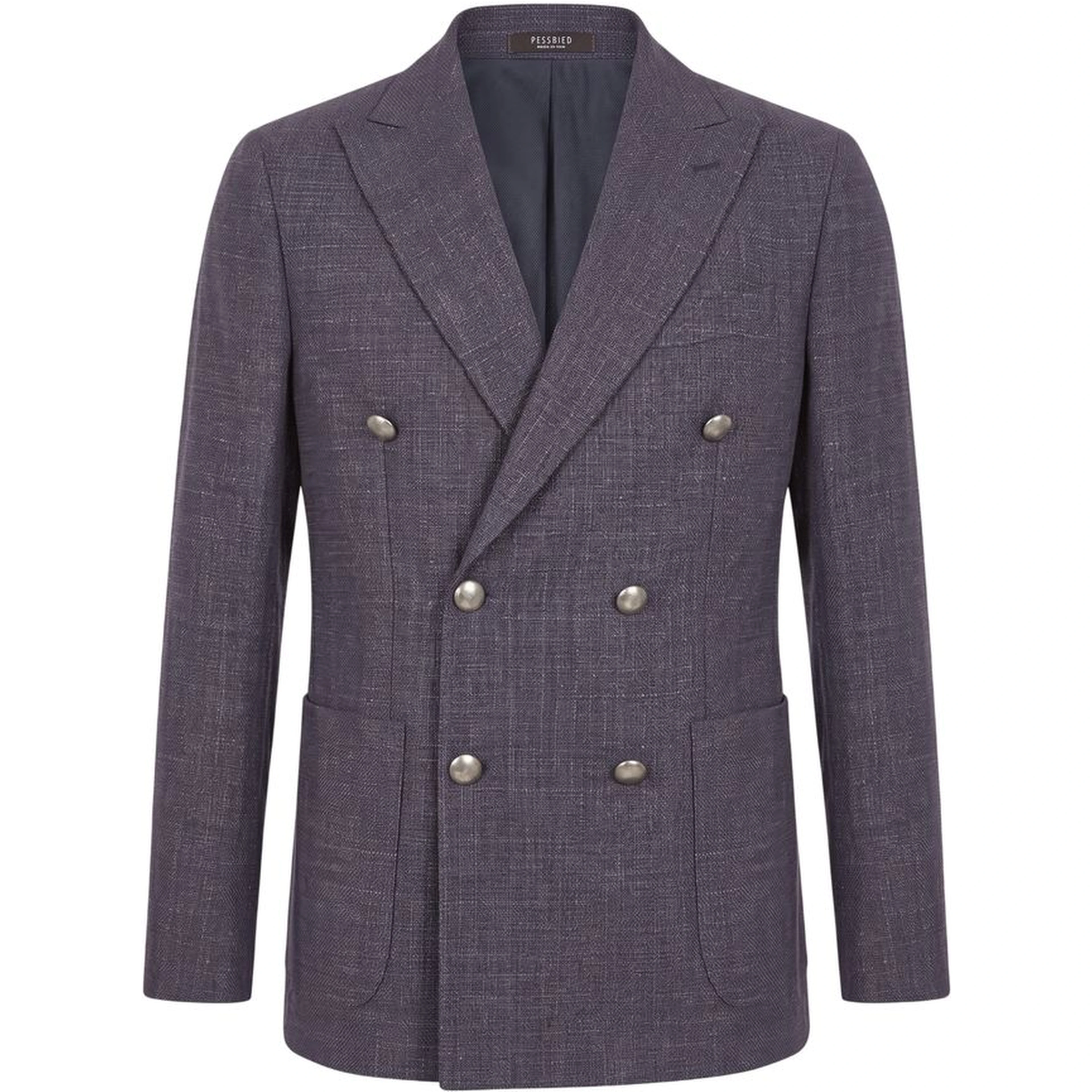 Gray Polyester Jackets & Coat