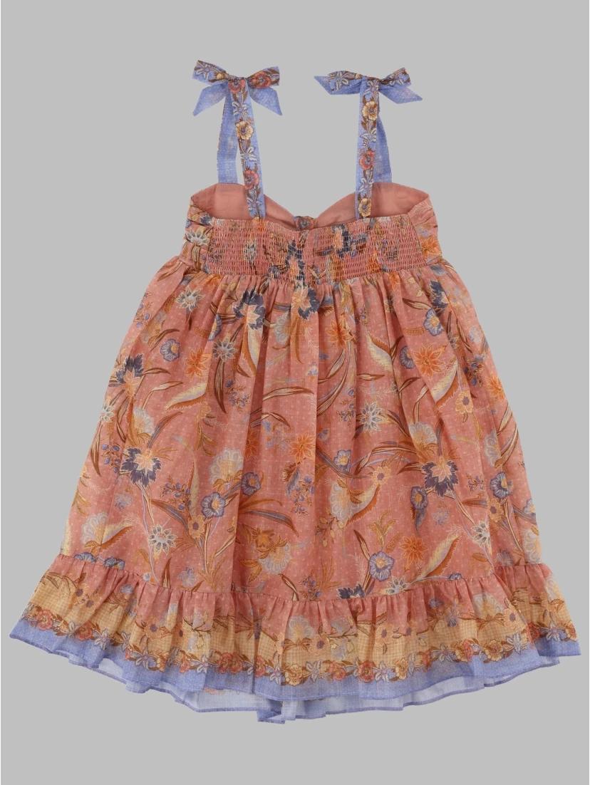 indra kids tie front dress