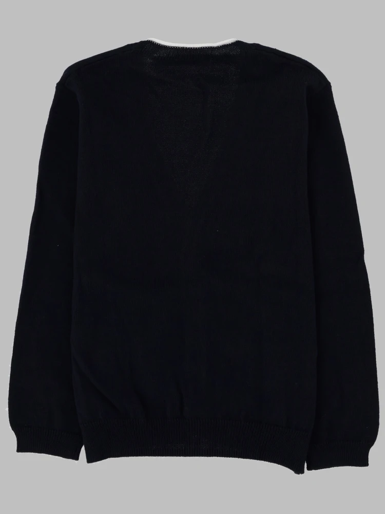 BLUE/WHITE TRICOT SWEATER alternative