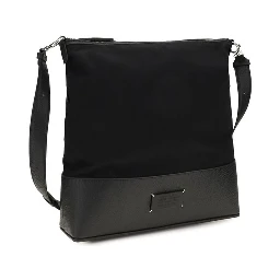 Black Calf Leather Bos Taurus Shoulder Bag