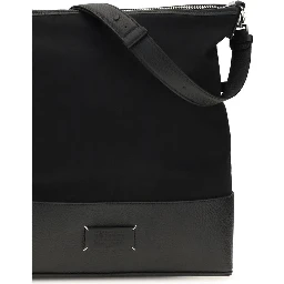 Black Calf Leather Bos Taurus Shoulder Bag