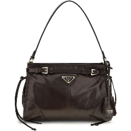 Brown Calf Leather Bos Taurus Handbag