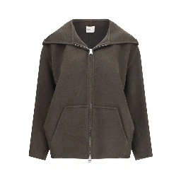 Bicolor Wool Oves Aries Full-Length Jacket