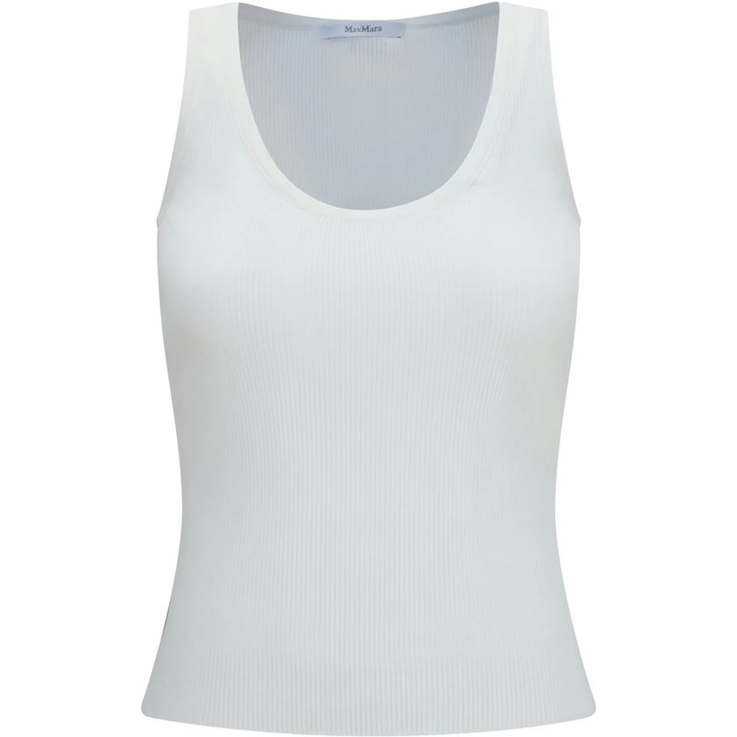 White Viscose Tank Tops