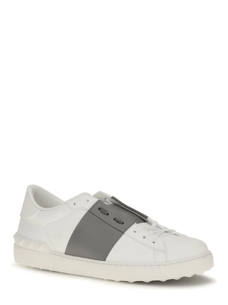 Silver Calf Leather Bos Taurus Low Top Sneakers alternative