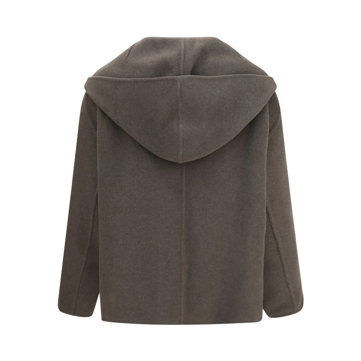 Bicolor Wool Oves Aries Full-Length Jacket