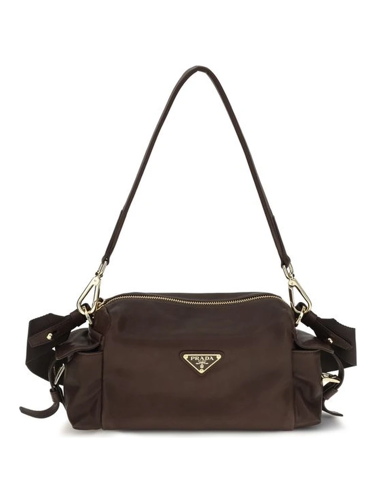 Brown Napa Leather / Calf Bos Taurus Shoulder Bag