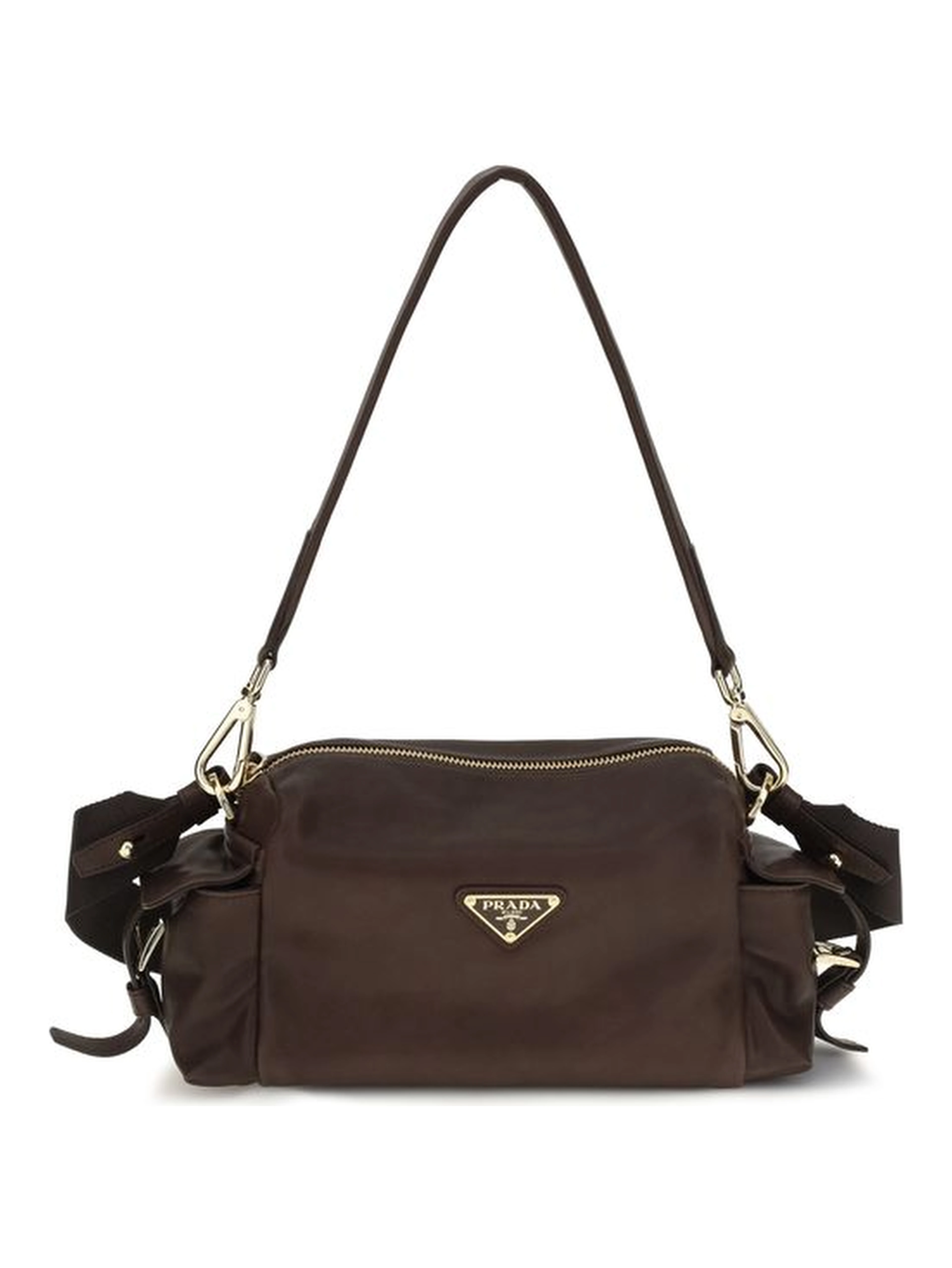 Brown Napa Leather / Calf Bos Taurus Shoulder Bag