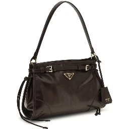 Brown Calf Leather Bos Taurus Handbag