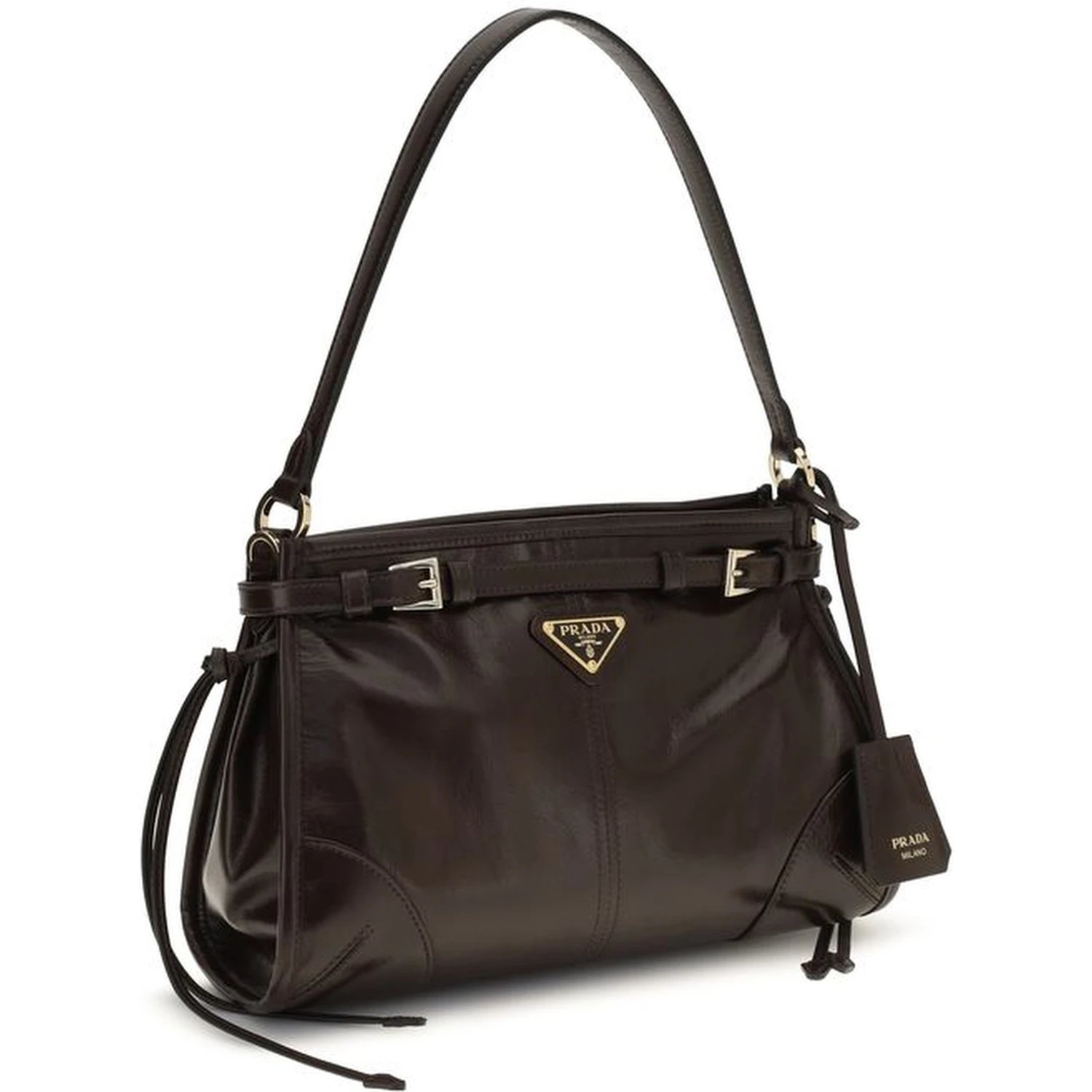 Brown Calf Leather Bos Taurus Handbag