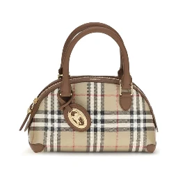 Beige Canvas Handbag