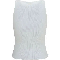White Viscose Tank Tops