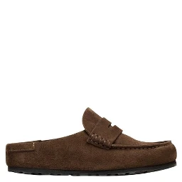 Brown Suede Leather Moccassin