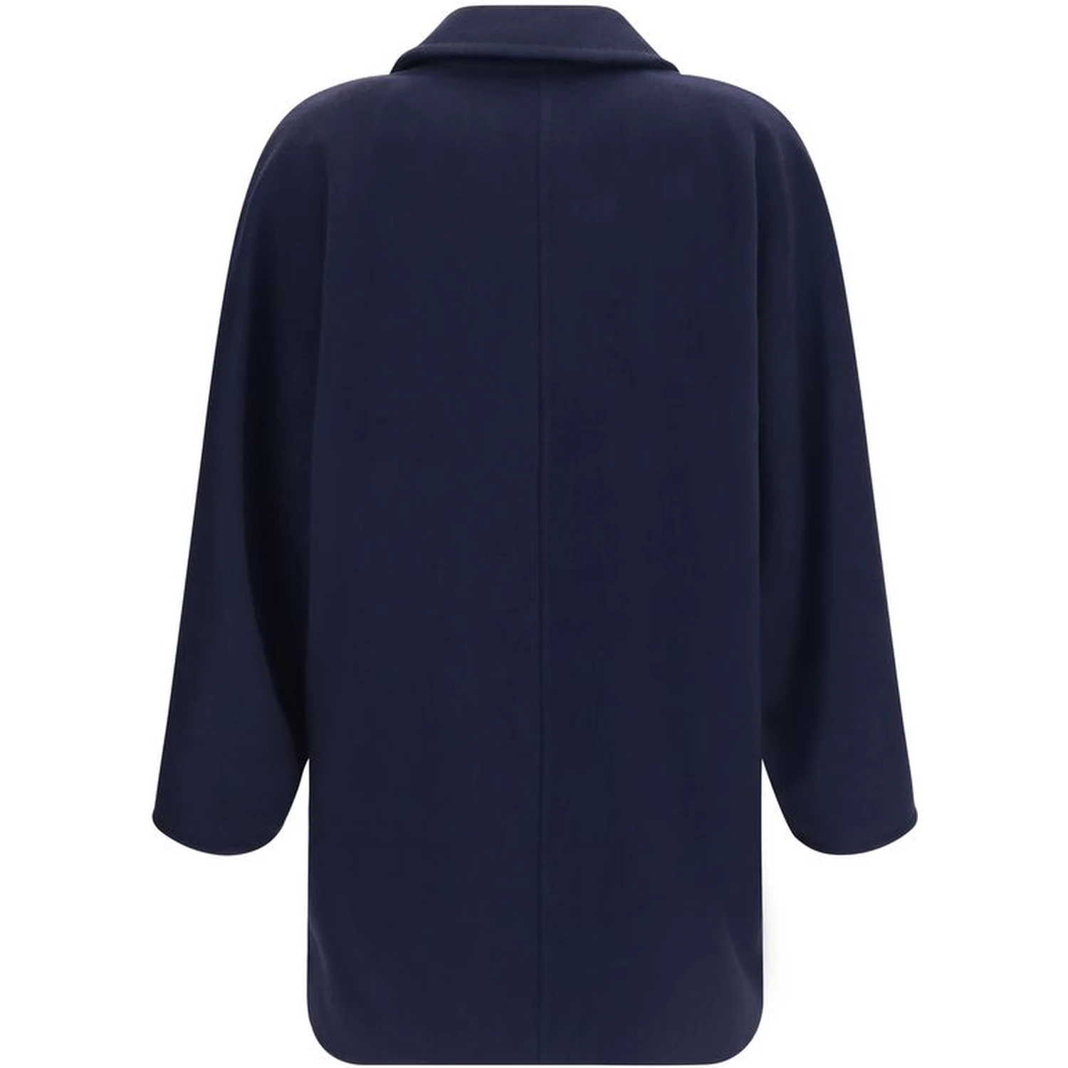 Blue Wool Oves Aries Full-Length Jacket