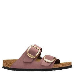Multicolor Leather Flat Sandals