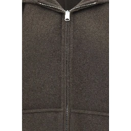 Bicolor Wool Oves Aries Full-Length Jacket