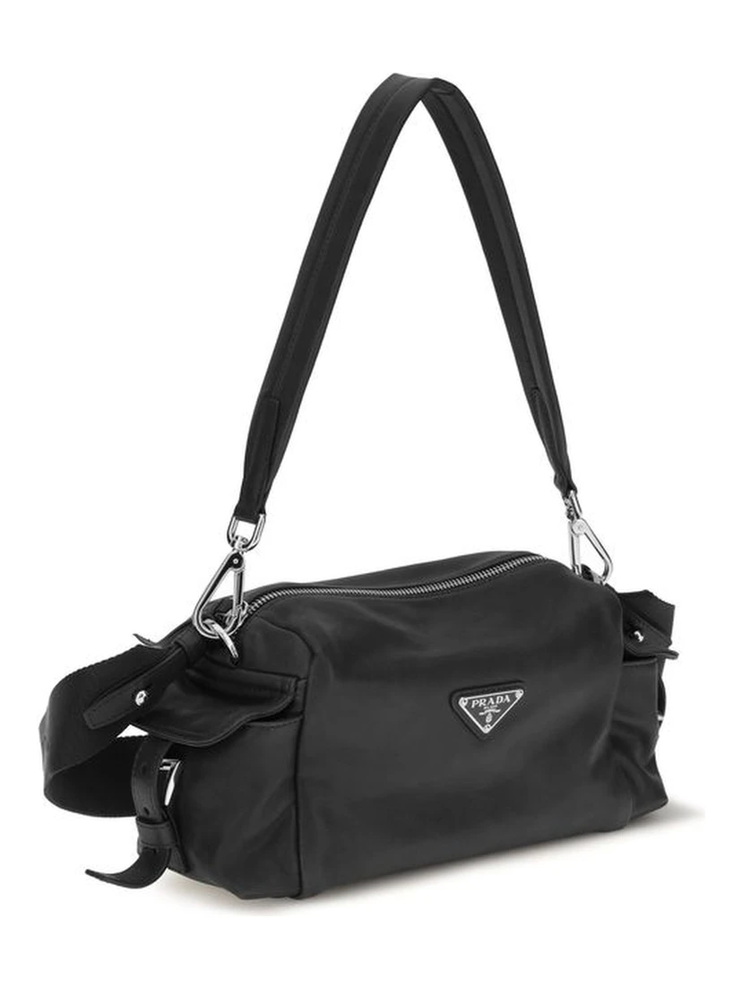 Brown Napa Leather / Calf Bos Taurus Shoulder Bag