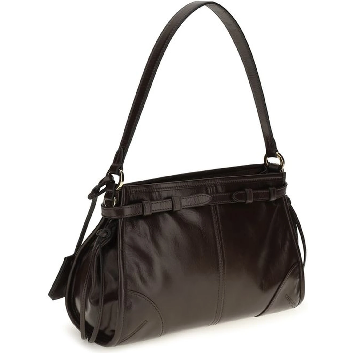 Brown Calf Leather Bos Taurus Handbag
