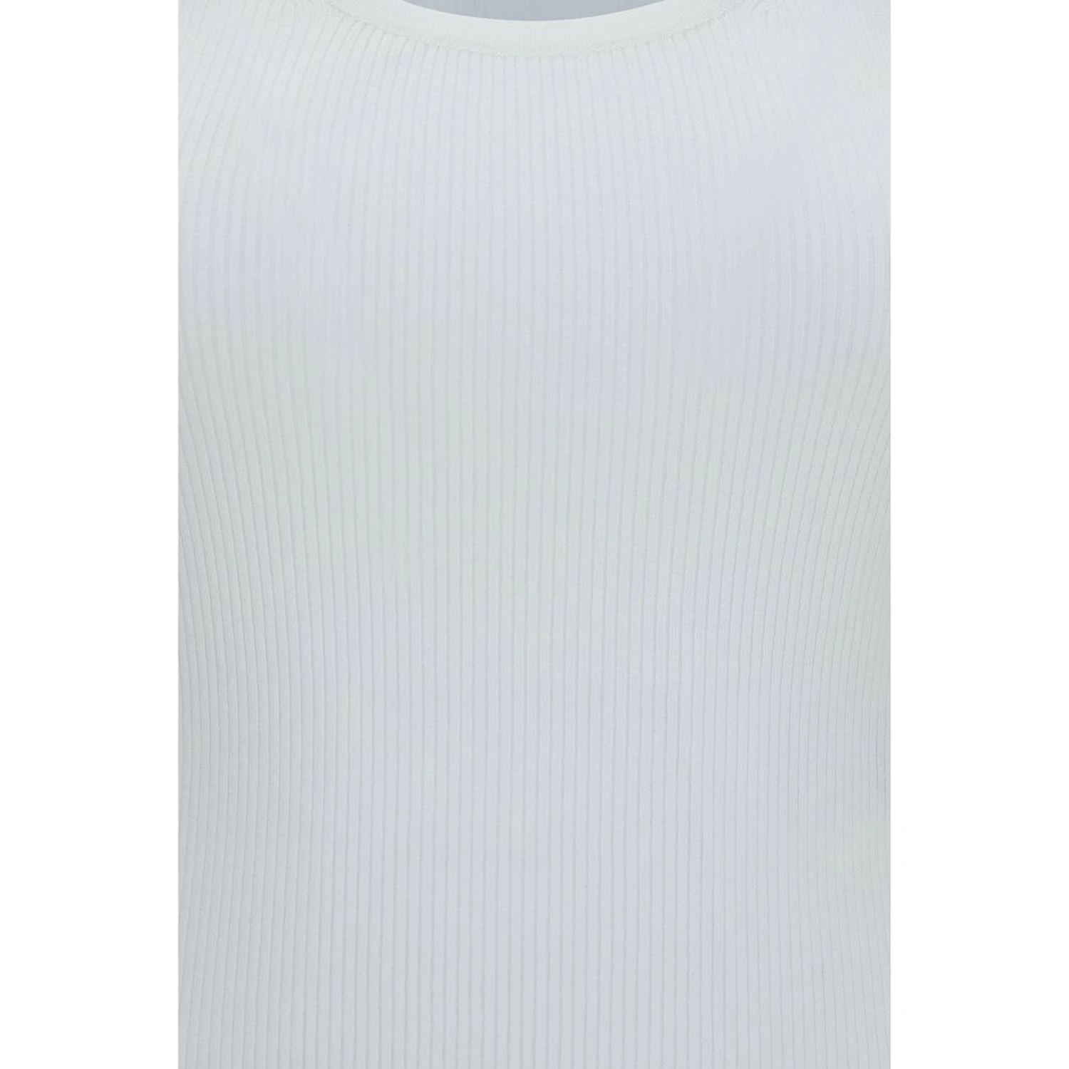 White Viscose Tank Tops