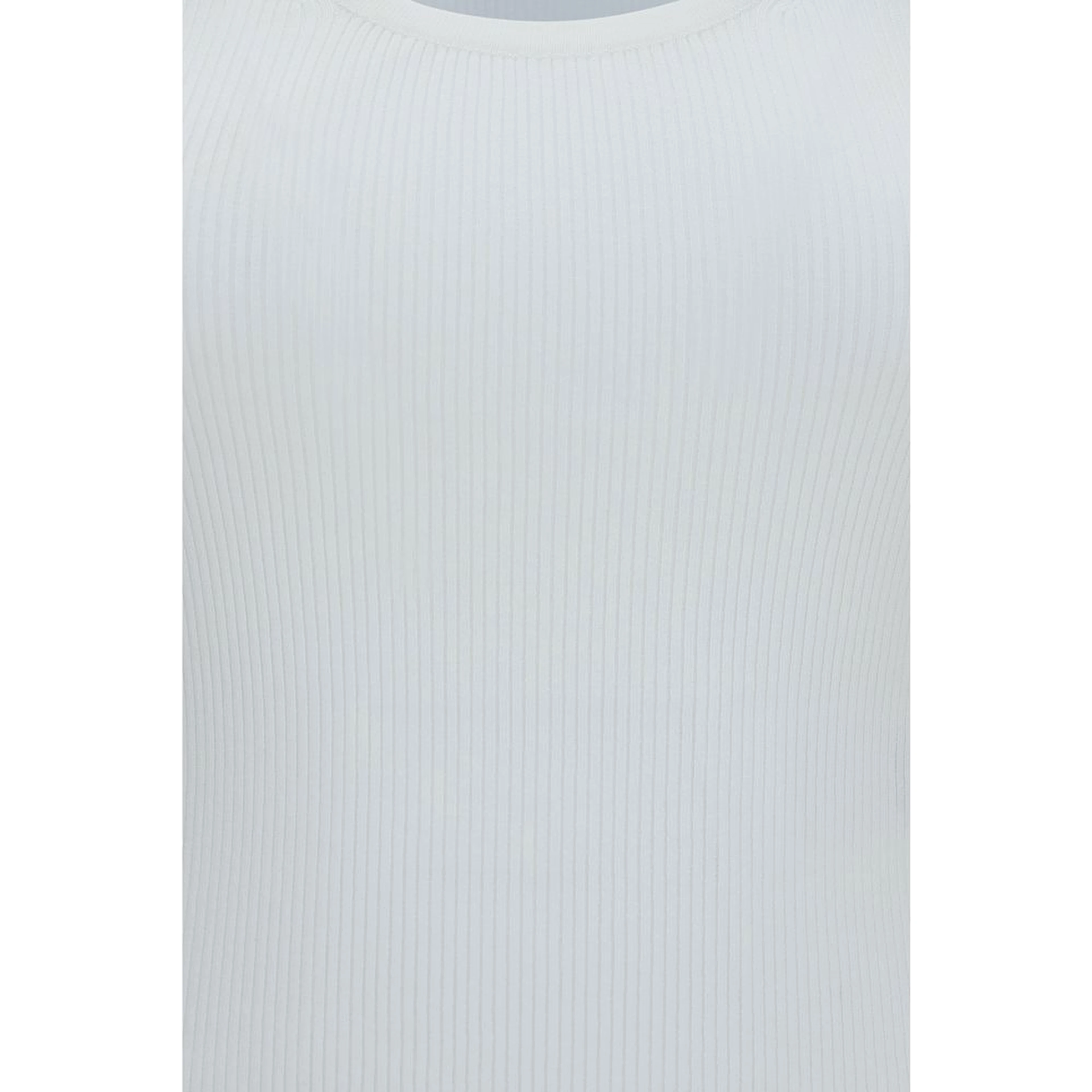 White Viscose Tank Tops