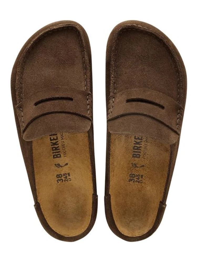 Brown Suede Leather Moccassin alternative