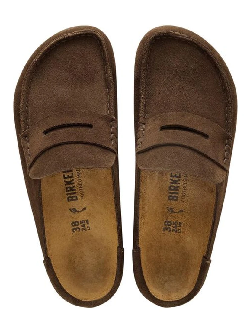 Brown Suede Leather Moccassin