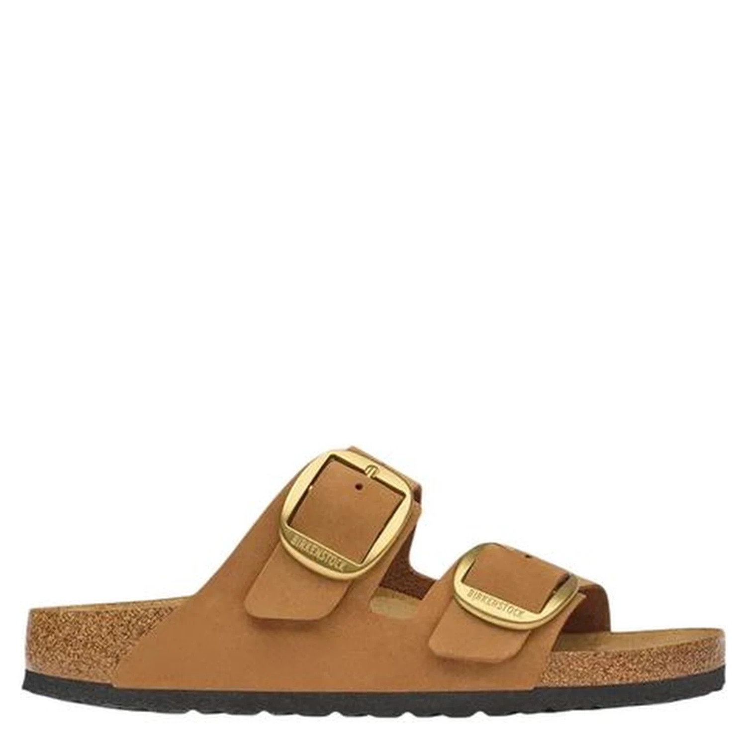 Brown Leather Flat Sandals