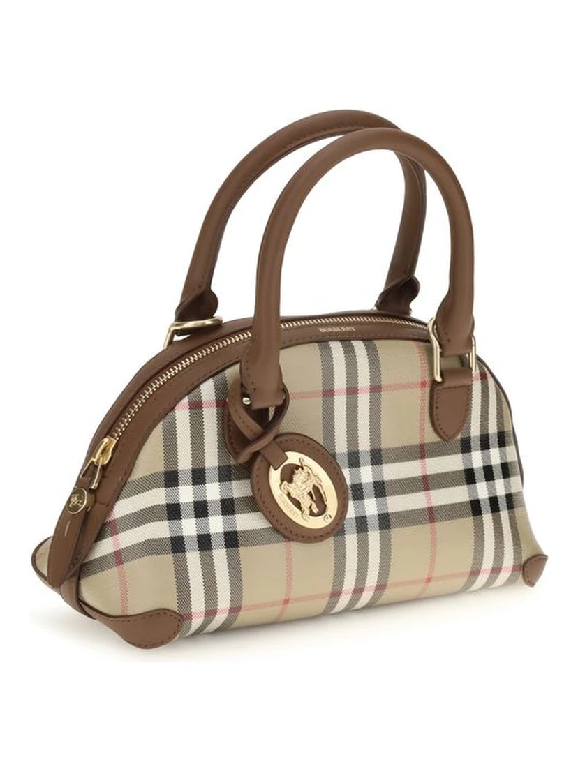 Beige Canvas Handbag
