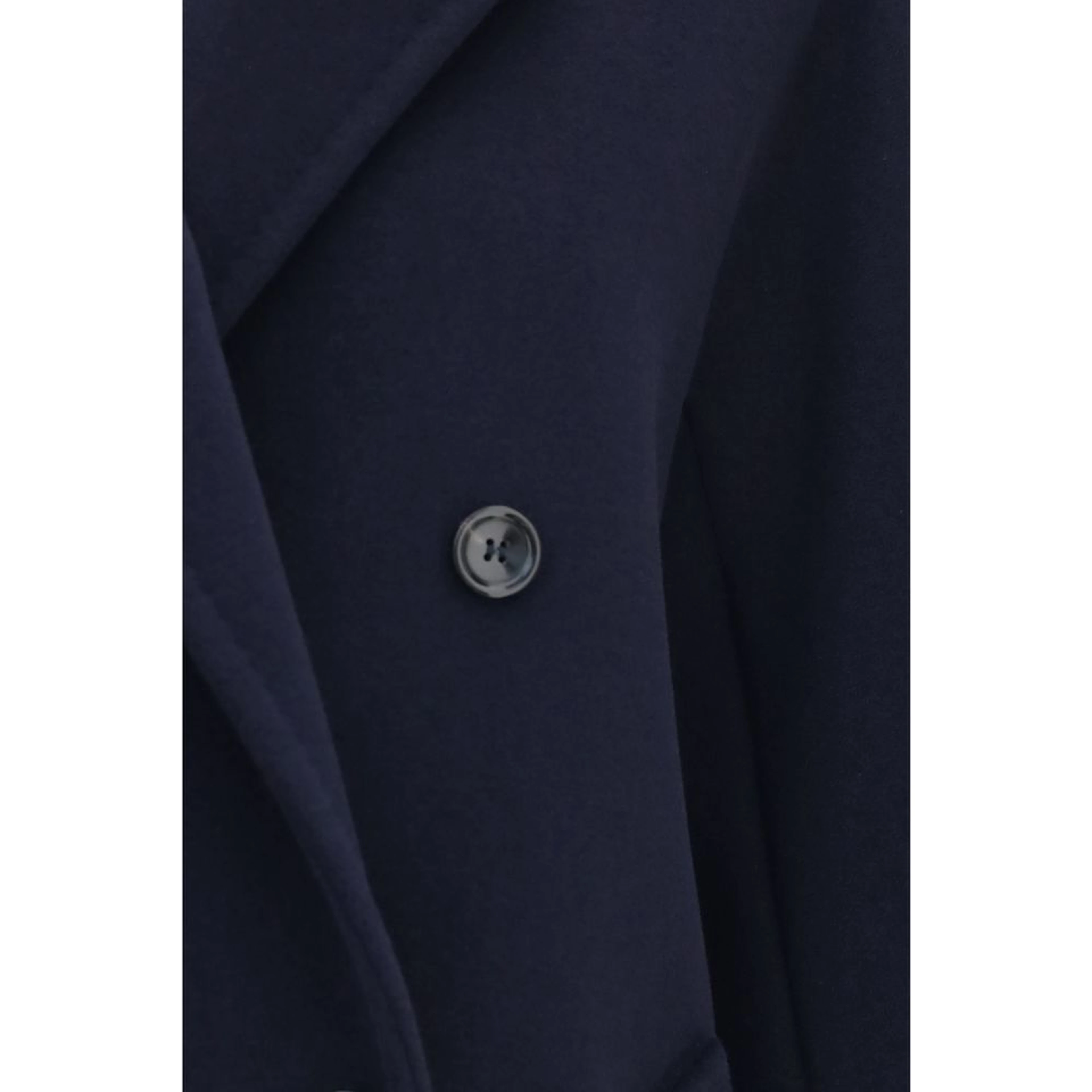 Blue Wool Oves Aries Full-Length Jacket