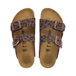 Brown Synthetic Flat Sandals